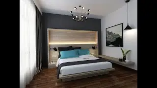 How to create a Bedroom scene using 3ds max and Vray ( Tutorial for beginners )