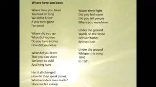 where have you been