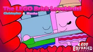 The LEGO Brick Love Birds: Christopher and Marsha | Speed Draw | Joshua Anthony