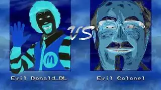 [MUGEN] - Evil Donald (1p , Old) vs Evil Colonel (1p)