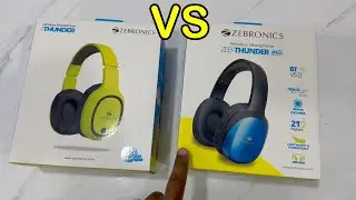 Best Sound Bluetooth Headphone ZEBRONICS Zeb-Thunder VS PRO Bluetooth Wireless Headphone