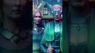 AMERICAN GOTHIC ➡️ #cyberpunk #zombie #futuristic #elf #barbie