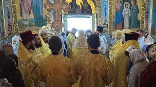Литургия в селе Кулевче