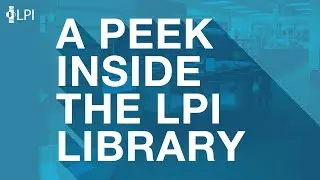 A Peek Inside the Lunar and Planetary Institute Library