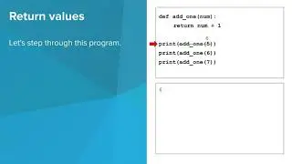 Intro Python- Functions and Return Values
