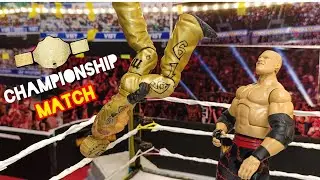 Kane vs Rey Mysterio - World heavyweight Title Action figure Match