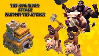 BEST TH7 ATTACK STRATEGY WITH HOG RIDER IN 2024 - CLASH OF CLANS