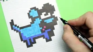 Как нарисовать  пёсика из игры Амонг Ас