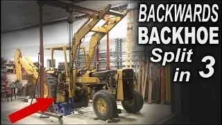 Massey Ferguson Backhoe Stuck in Reverse - Remove Transmission and Clutch Packs - Part 1