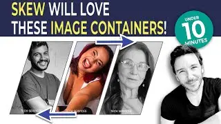 Skew Image and Content Containers in Elementor