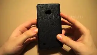 Черный чехол книжка для Nokia Lumia 720