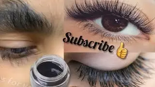 lengthing eyelashes and intensifying eyebrows in 3 day 100% effective result