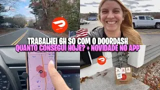 A DAY'S WORK WITH DOORDASH IN THE USA | REAL EARNINGS + NEW FEATURES IN THE APP!