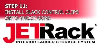 Step 11: Install Slack Control Clips onto Shock Cord - JET Rack Step-by-Step Install