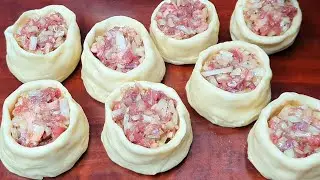 ОХ КАКАЯ ВКУСНЯТИНА. МАЛО КТО ЗНАЕТ ЭТОТ СЕКРЕТ. СУПЕР СЛОЕНАЯ НАМАНГАН САМСА! РЕЦЕПТ ПРОСТО ОГОНЬ!