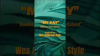 Mini Vlog #28 "Double Size "48x75" Bedsheet": Inspired by: Wes Anderson Style | #bedsheet #budol