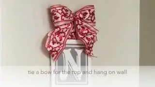 Uppercase Living — NOEL Blocks and Ribbon Decor