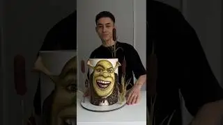 Торт на тему Шрек #cake