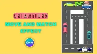 Match and Move Effect In Canva. How to animate elements in Canva. Canva Tips and Tricks.