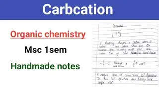 carbcation | carbcation msc | msc 1sem