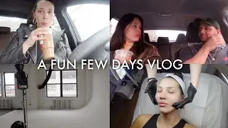 VLOG: NYC with my fiance, photoshoot, best Dunkin order, & hydrafacial!