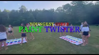 Paint Twister-Youngest Girls