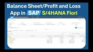 Balance Sheet and Income Statement in SAP S/4HANA (F0708)