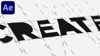 Outline Text Reveal Animation in After Effects - After Effects Tutorial