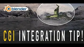Blender 3d Quicktip: Proportional Editing to Integrate your Elements!