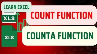 Excel Error when Using the Count Function and Counta Function