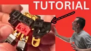 How to build a mini Lego red spirit robot transformer.