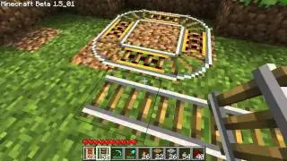 How to make a Minecart Station using Powered Rails