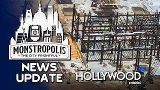 Monsters Inc Land Update & Muppets Rock 'n' Roller Coaster Open — Hollywood Studios Construction