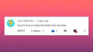 Like icons like youtube || Youtube like button  with 2 methods