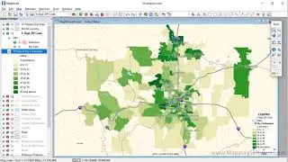 Maptitude 2021: Spatial joins, mapping your data, map data