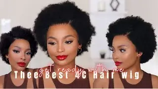 Highly Requested 4C Afro Curly Bob Wig  Ft. ELFIN HAIR"