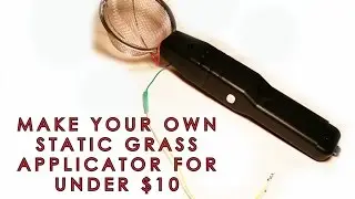 Make a diorama Static Grass Applicator for under 10 dollars