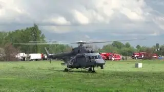 Mi-8 Ka-27 discharge of water and planting