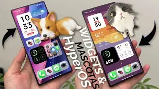 NUEVAS Mascotas y Widgets de HyperOS Para Cualquier XIAOMI, Redmi y Poco