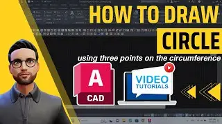 How to create a circle using three points on the circumference in AutoCAD | Quick tips to save time