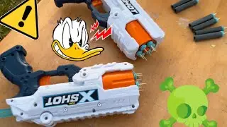 Стреляем по шарикам с водой🎈🤪😂