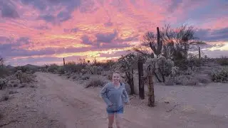 FROM SNOW TO BEST AZ SUNSET Van Life 2021 Vlog