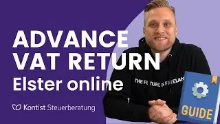 Advance return for VAT in ELSTER online 2022 | My Elster tutorial for self-employed | Umsatzsteuer
