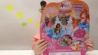 Распаковка и обзор куклы Stella Winx club. Женя играет в салон красоты с куклой.