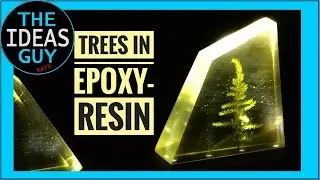 Planting tiny trees IN EPOXY RESIN (with LED lights)
