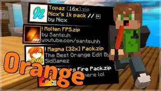 The BEST Orange Texture Packs for Hypixel Bedwars (FPS Boost) (1.8.9)