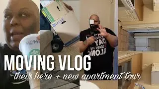 MOVING VLOG: Their Here + New Apartment Tour | IAMYVETTERENEE