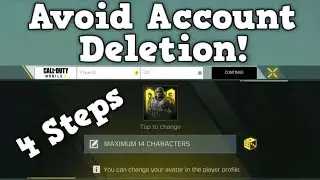 How to Avoid Account Deletion! | 4 Steps To Minimize The Risk | COD Mobile | CODM