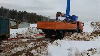 КАМАЗом тащим бегемота(ЗИЛ-131 с ВБУ)!