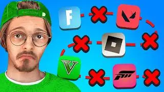 Fortnite mais à chaque dégat je change de jeu...